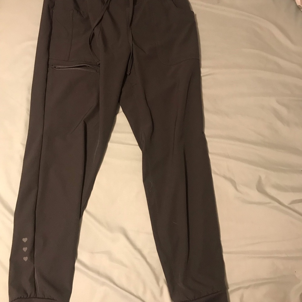 Heartsoul grey joggers Scrubs medium